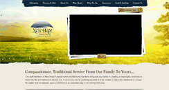 Desktop Screenshot of newhopefh.com